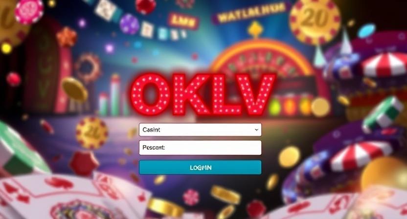 Clean and intuitive OKLV login interface